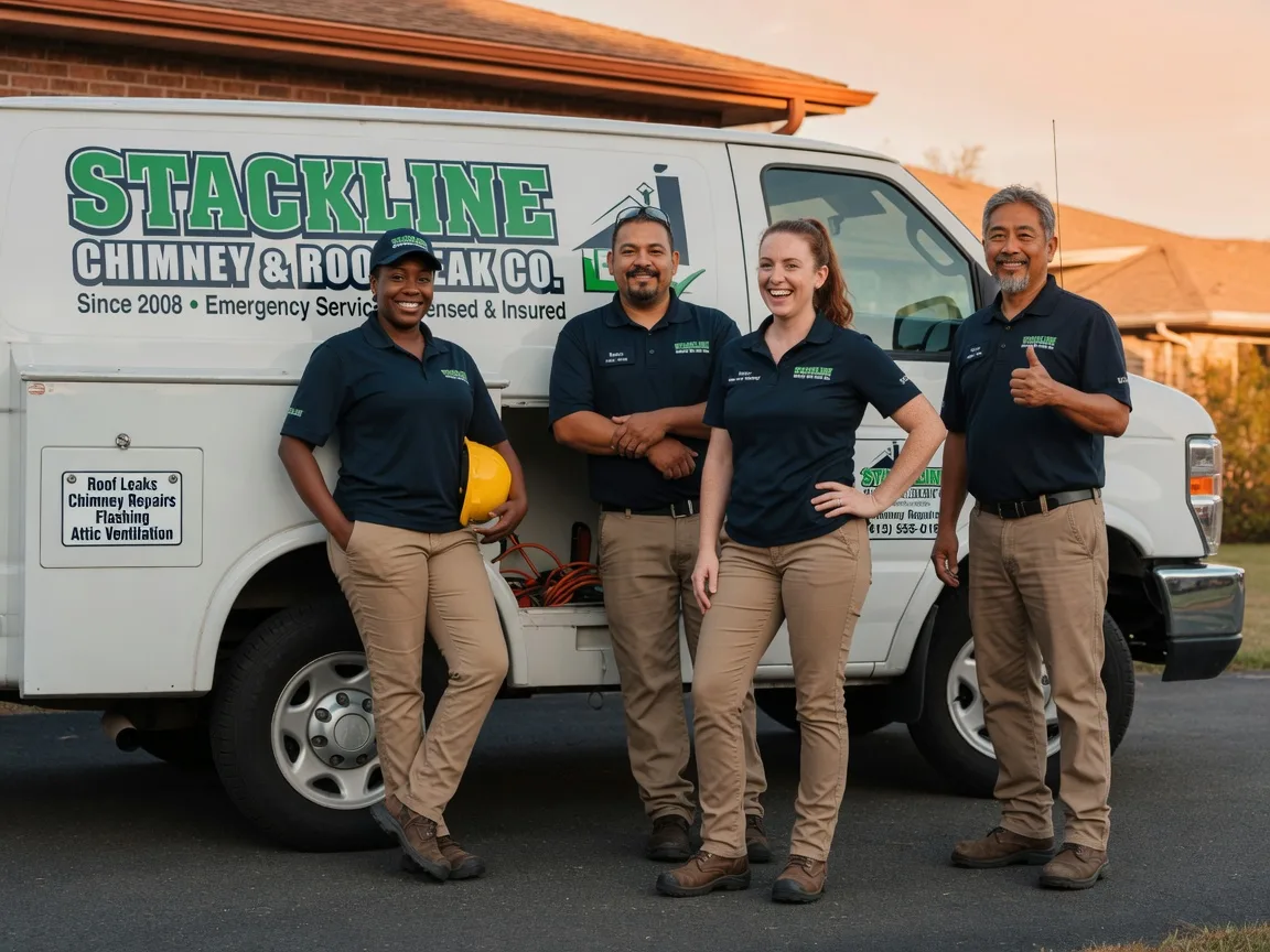 Chimney flashing repair company in Metamora, IL